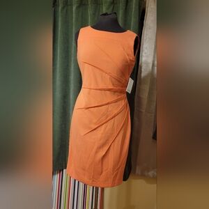 Nwt Calvin Klein Peach Dress